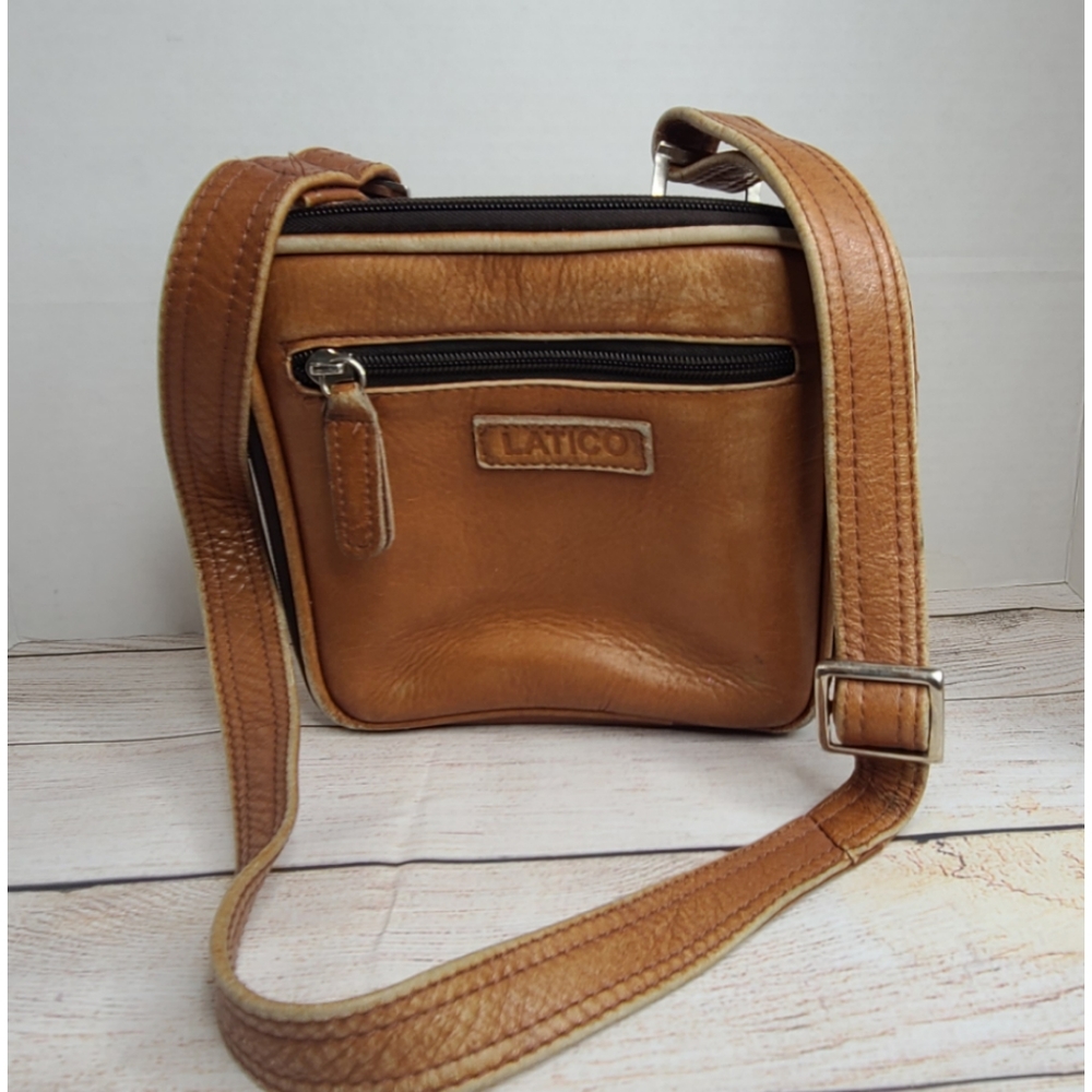 Brown Vintage Latico Handbag 100% leather - Picture 6 of 6